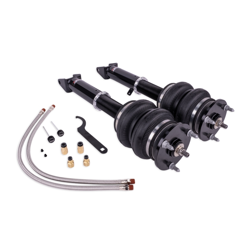 Lexus RC200t Coilover Suspension Kit - Front - Air Lift - Air Suspension Kit with Progressive-rate Double-bellows Air Springs - Silver - `16-`17